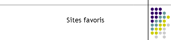Sites favoris